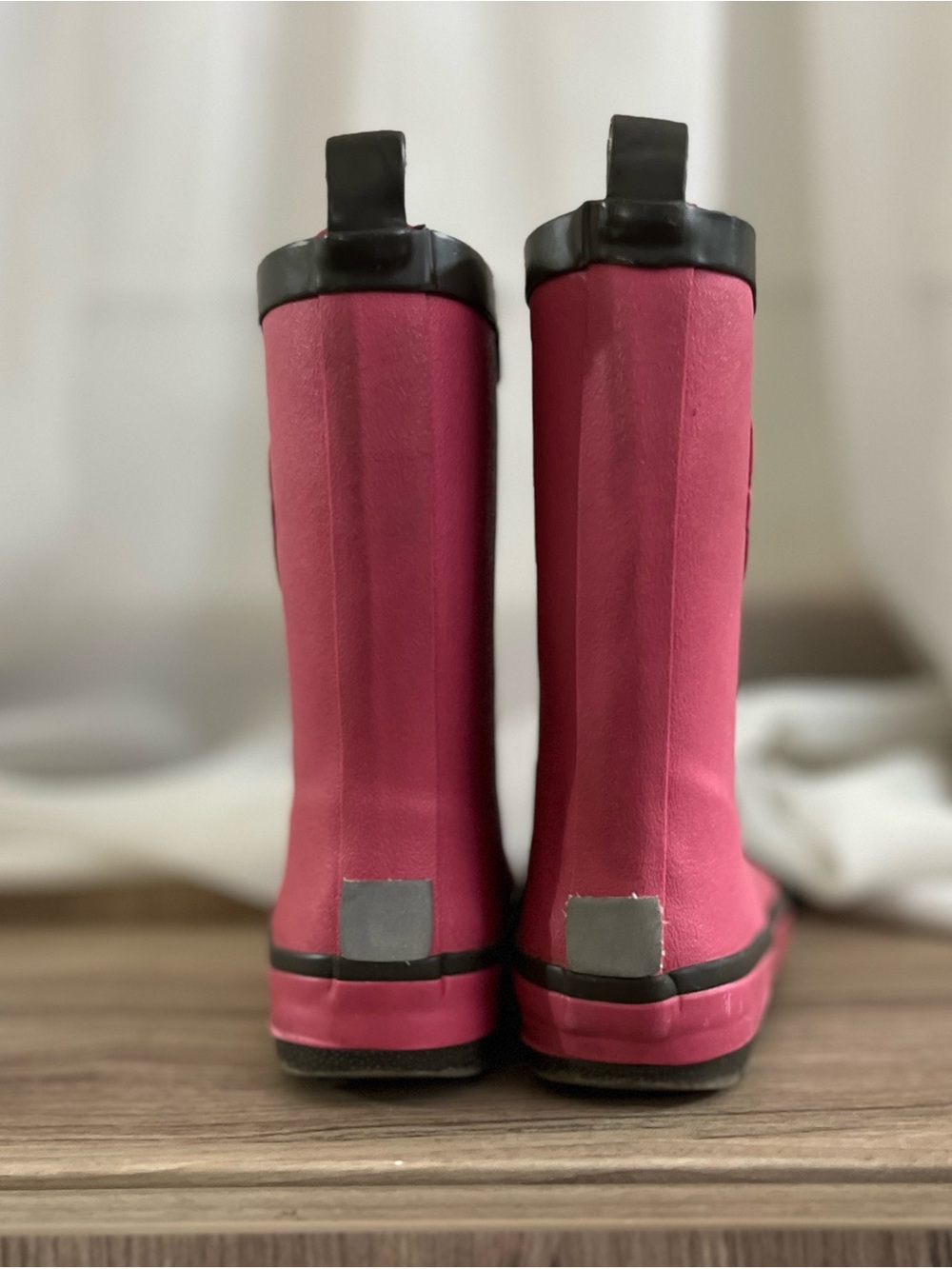 🍒3/$18🍒 Waterproof Toddler Pink Rain Boots Girl size 8.5 Little Girl - Picture 4 of 5